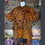 BODHI SHIRT Nepali Striped Patchwork Over dyed Cotton Button-Up Men's Hippie Shirt