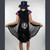 AVALON VEST Cotton Crochet Long Vest w/ Grateful Dead Steal Your Face Tonal Embroidery