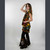 BE-IN TOP Cotton Spandex Cap T-Angle Cap Sleeve Flowy Top Tie Dye
