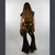 BE-IN TOP Cotton Spandex Cap T-Angle Cap Sleeve Flowy Top Tie Dye