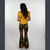 BE-IN PANTS Cotton Spandex Tie Dye Booty Pants  w/ Fringe Tie Dye