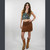 TERRA HUES SKIRT Cotton Spandex Stonewash Tassle Mini Skrt