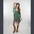TERRA HUES DRESS Cotton Spandex Stonewash Tassle Mini Spaghetti strap Top Mini Dress