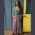 FLORENCE MAXI DRESS Sari Tiered Maxi Dress w/ Elastic Strap Back Smocking, Ribbon Trim & Pockets - Assorted