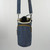 Cotton Water Bottle Holder w/ Outside Zipper Pocket & Adjustable Straps