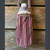 Cotton Water Bottle Holder w/ Outside Zipper Pocket & Adjustable Straps