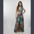 ENCHANTED PANTS Rayon Sari Patchwork Back Bobbing Waist Flowy Pants
