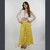 STARSTRUCK PANTS Cotton Celestial Print Tie Dye Back Elastic Super Wide Leg Pants w/ Pockets