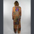 HALF STEP PANTS Cotton Stripied Stonewash Patchwork 6 Pocket Drawstring Elastic Waist Pants w/ Grateful Dead & Mushroom Multi Print