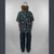 HUNTER SHIRT Cotton Enzyme Wash GD Multi Print Button Up Men's Collar Short Sleeve Shirt w/ Chest Pocket w/ Bolt Buttons