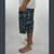 HUNTER SHORTS Cotton Enzyme Wash GD Multi Print Elastic Drawstring  Waist 3 Pocket Men's  Shorts