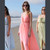 PASTEL KISSES DRESS Crepe Rayon & Lace Detailed Open Back Maxi Dress w/ Pockets