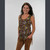 SHROOMY BLOOMY TANK TOP Cotton Spandex Groovy All Over Mushroom Print Basic Tank Top