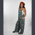 SHROOMY BLOOMY OVERALLS Cotton Spandex Groovy All Over Mushroom Print Adjustable Spaghetti Strap Overalls w/ 4 Pockets