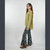 MEADOWLARK TUNIC Rayon Crepe 2 Button Long Sleeve Kurtha w/ Ari Embroidery