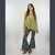 MEADOWLARK TUNIC Rayon Crepe 2 Button Long Sleeve Kurtha w/ Ari Embroidery