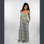 WATER LILY MAXI DRESS Cotton Drawstring Halter Maxi Dress w/ Smocking Back - Batik  Flower
