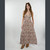 WATER LILY MAXI DRESS Cotton Drawstring Halter Maxi Dress w/ Smocking Back - Batik  Flower