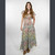 WATER LILY TOP Cotton Ruffle Sleeve Wrap Top - Batik Print