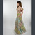 ROSE BUD MAXI SKIRT Cotton  Smocking  Waist Tiered Patchwork Maxi Skirt  - Rose Print