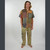 NEW SPEEDWAY BOOGIE PANTS Cotton Stonewash Multi GD Print 6 Pocket Patckwork Cargo Pants