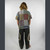 NEW SPEEDWAY BOOGIE PANTS Cotton Stonewash Multi GD Print 6 Pocket Patckwork Cargo Pants