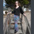 SHIMMERING SOUL TUNIC Rayon Crepe Mirror Long Sleeve Kurtha w/ Ari Embroidery