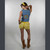 BOOGIE NIGHTS VEST Stretch Denim Button Up Vest w/ Rainbow Mandala Embroidery