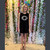 DONUT TASSEL DRESS  Cotton Lycra Tassel  Mini Dress w/ Sequin Donut 