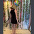 DONUT TASSEL DRESS Cotton Lycra Tassel Mini Dress w/ Sequin Donut