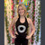 DONUT COVER UP Phish Donut Chest Cover-Up w/ Sequin Donut Appliqué