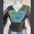 ROSIE COVER UP Cotton Patchwork Wide Sleeve Wrap Top w/ Grateful Dead Block Prints