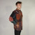 FOUR WINDS SHIRT Cotton & Solid Patchwork Long Sleeve Button Up Western Shirt w/ Front Pocket & Bolt & Spaced Out SYF