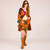 FOUR WINDS SKIRT Stonewashed Corduroy Patchwatch Snap Up Mini Skirt w/ Spaced Out SYF Embroidery & Pockets