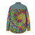 COSMIC CANYON SHIRT Cotton Tie Dye & Solid Western Snap Up Shirt