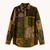 JOURNEY SHIRT Shining Wash Cotton Printed Patchwork Long Sleeve Collar Shirt w/ Front Chest Pocket