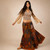 EARTH MAMA MAXI SKIRT Cotton Patchwork Skirt w/ Elastic Drawstring Waist