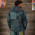 MANTRA VIBES HOODIE Cotton Mantra Print Patchwork Pullover Hoodie w/ Front Pocket