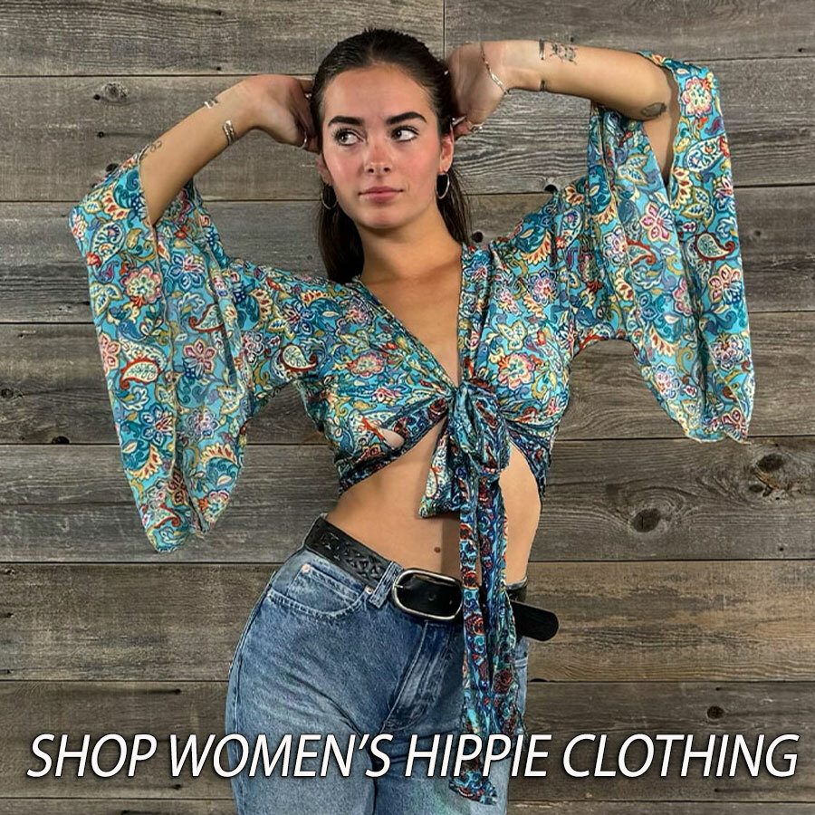 Hippie Clothes Women Dress  Vintage Womens Hippie Clothes