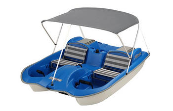 Laguna Pedal Boat Canopy With FRAME, Gray, Complete