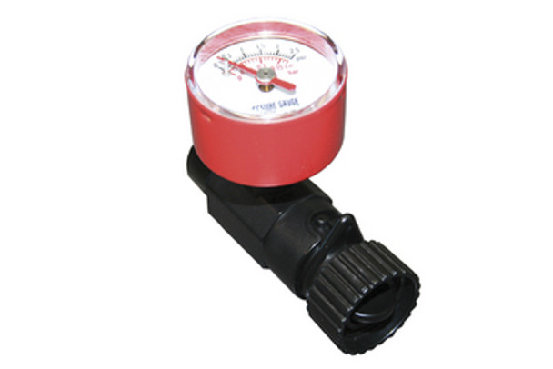 Advanced Elements Inline Valve Adapter with Pressure Gauge