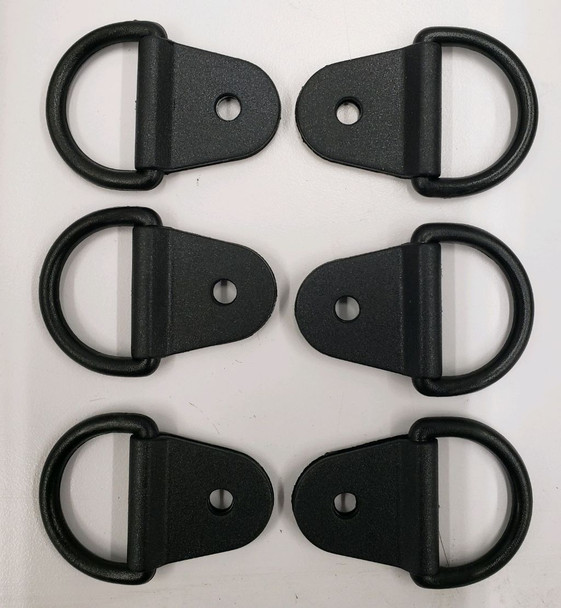 D-Ring and Tab for  Kayak Attachment Point  6 Pack