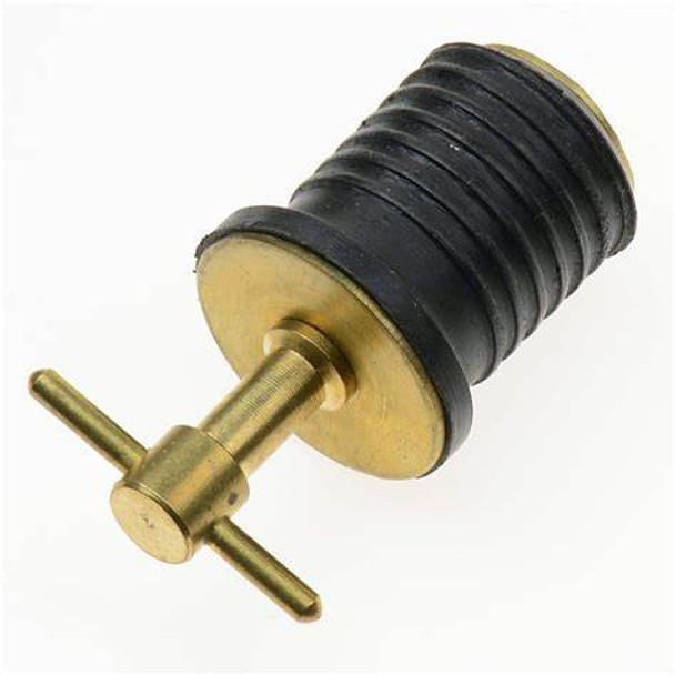 1" Twist in Drain Plug , Brass