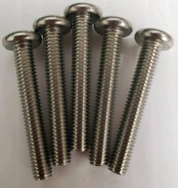 Wilderness Systems Kayaks Phillips Pan Head Screw #10-32 X 1 -1/4"   5 pack