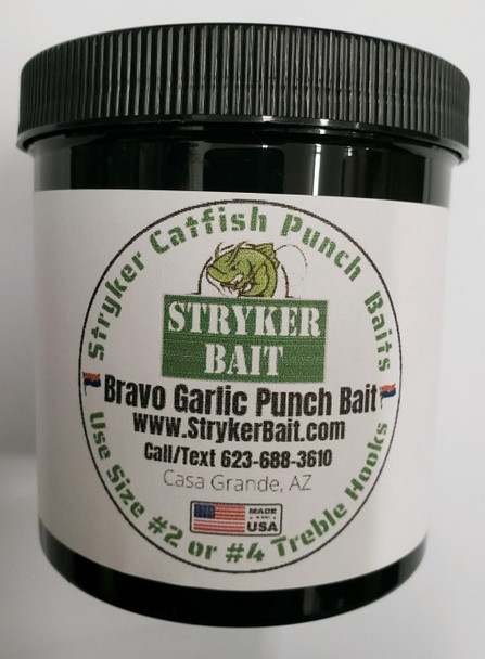 Stryker Catfish Punch Bait  BRAVO GARLIC 12 oz