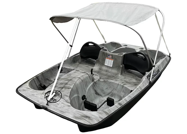 Bass Pro Shops Pedal Prowler Canopy  With FRAME, Gray, Complete