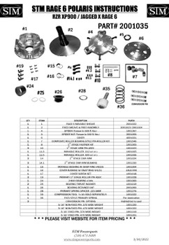 STM Rage 8 RZR XP900 / Jagged X Primary - STM POWERSPORTS