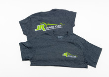 JR Race Car Adult T-shirt - Green Logo