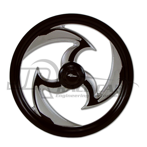 16" Talon Front Wheel - Black Anodized