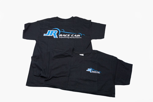 JR Race Car YOUTH T-Shirt - Black & Blue Logo